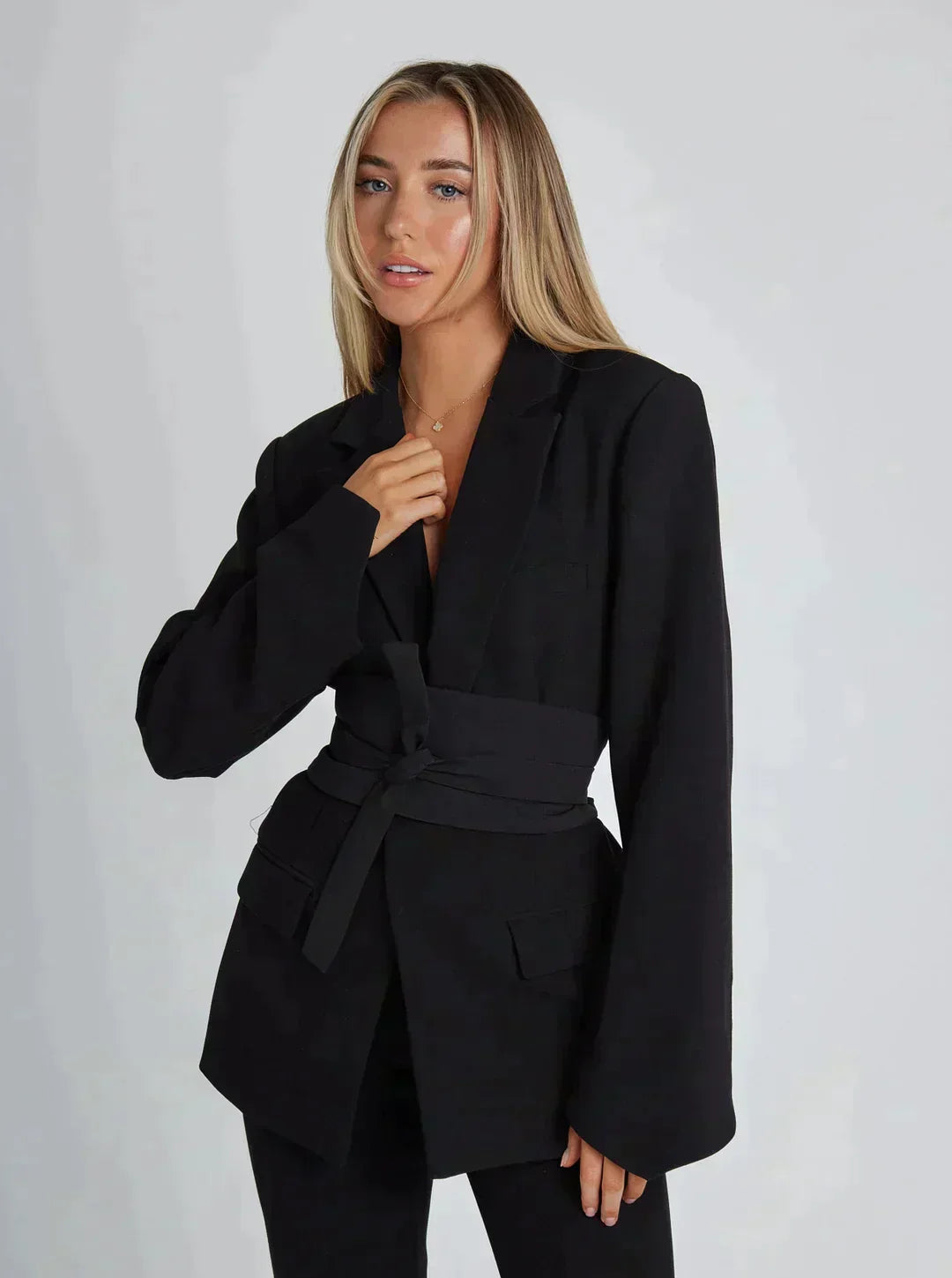 LM | Stylish wrap blazer for women