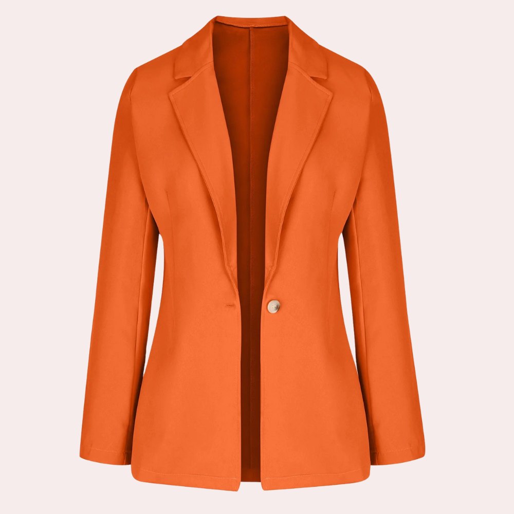 LM | Minimalist plain blazer for women