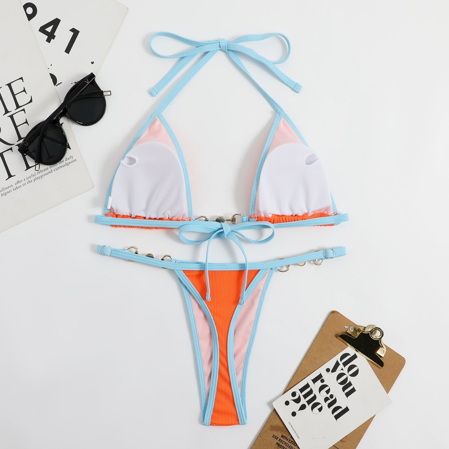 Brigid® | Brazilian Bikini Bottom and Triangle Top