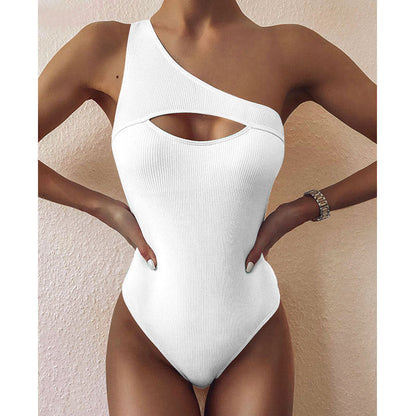 Úrsula® | New Bikini Color One-shoulder One-piece Swimsuit
