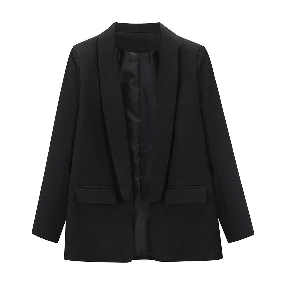 Casual Solid Color Slim Coats
