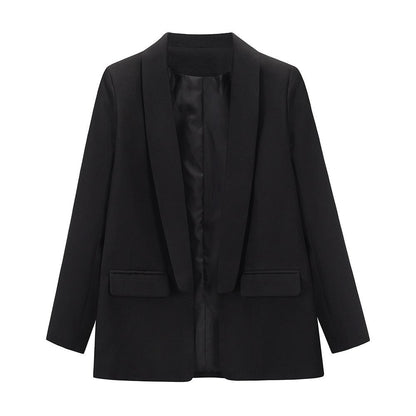 Casual Solid Color Slim Coats