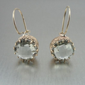 Green Glass Earrings