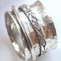 Silver Flower Layer Ring