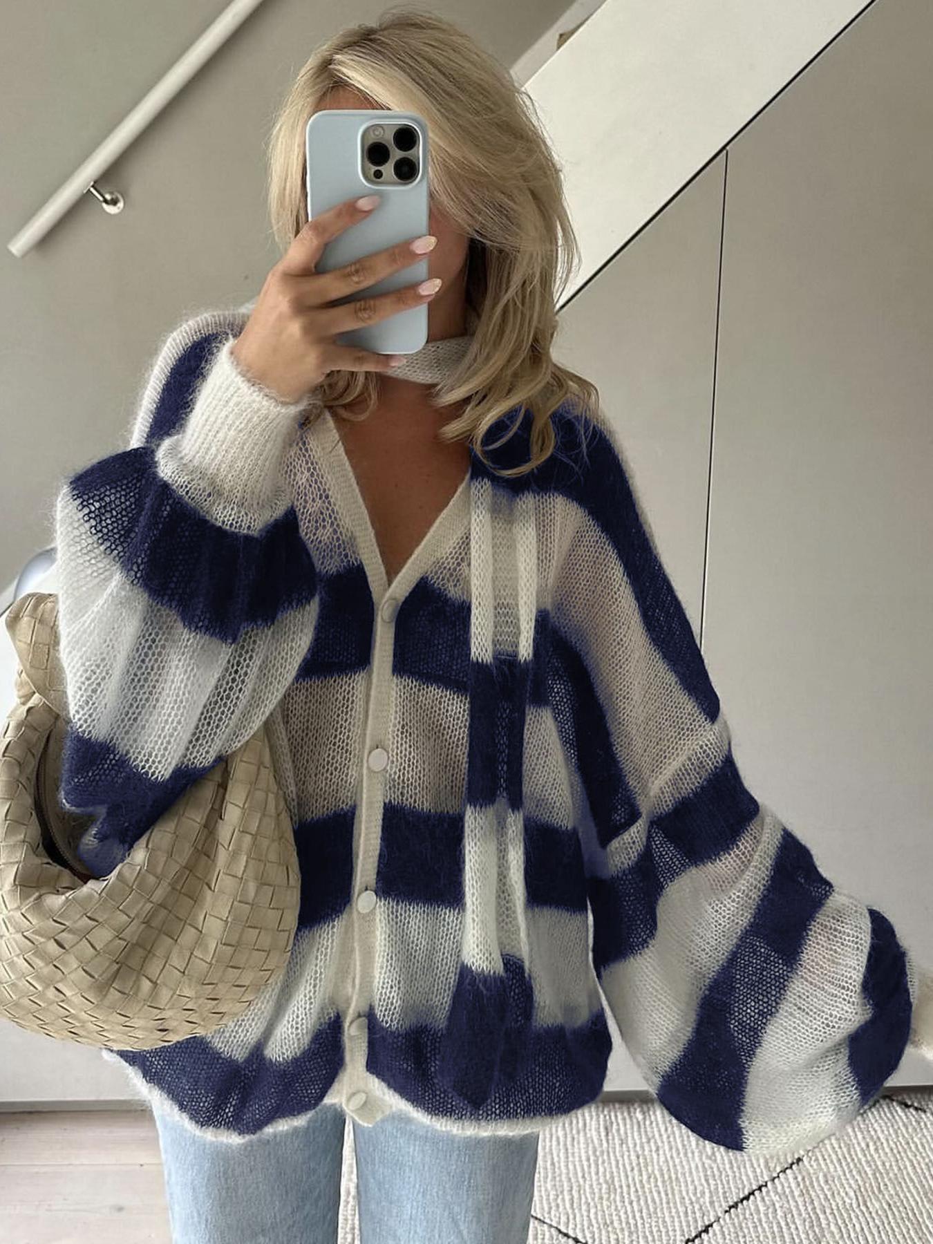 Navy & White