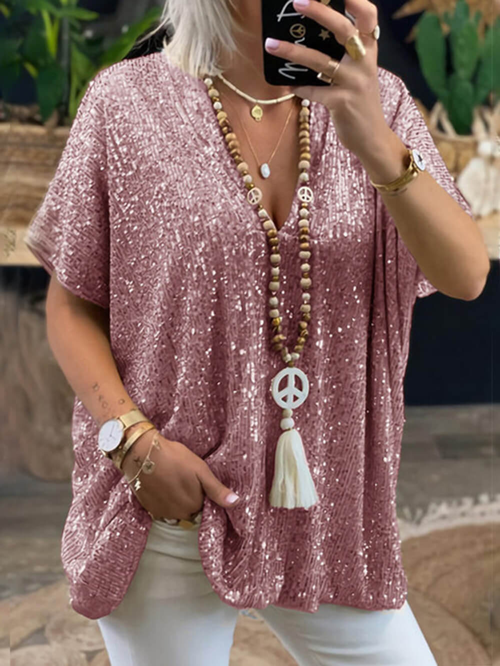 Gracefully Designed Pullover