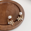 Bright Flower Pearl Earrings
