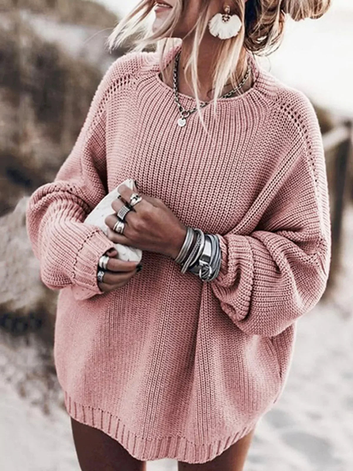 Pink Sweaters