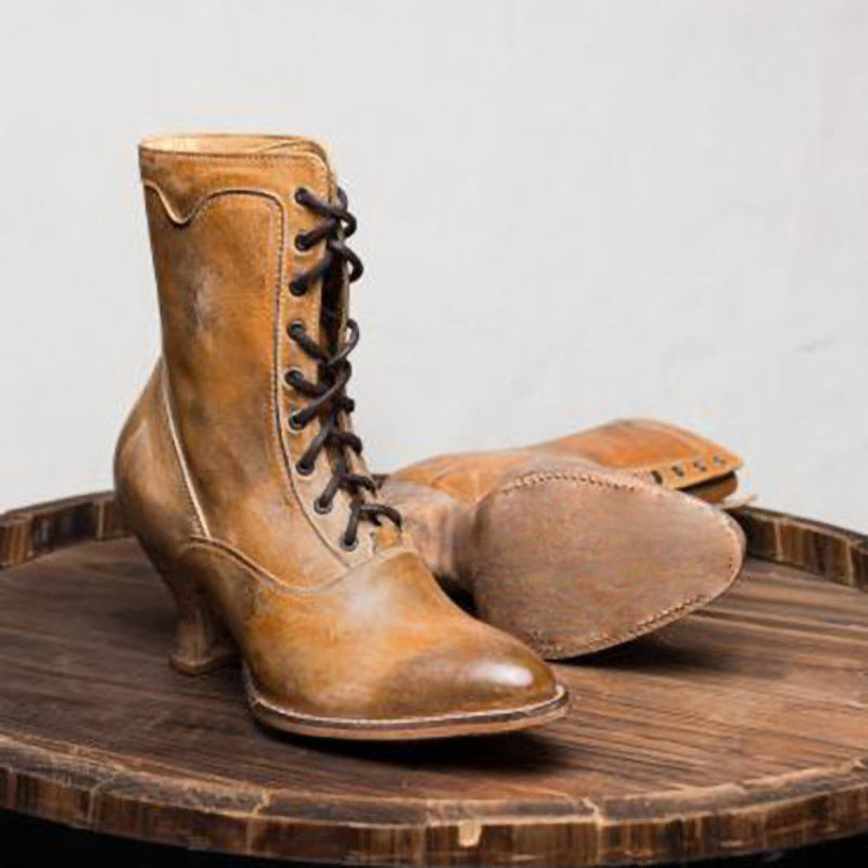 Vintage Inspired Orthopedic Boots