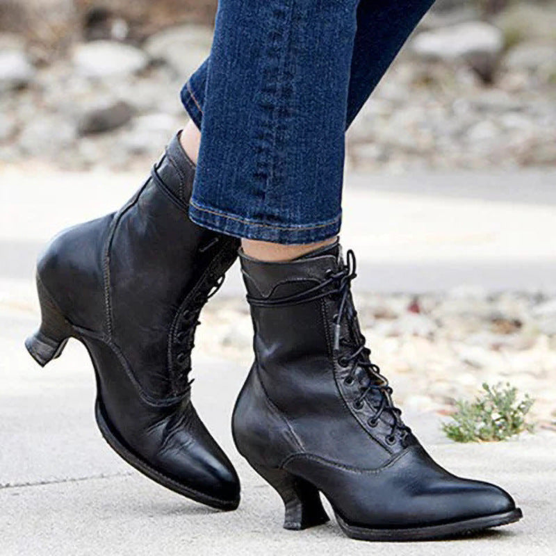 Vintage Inspired Orthopedic Boots