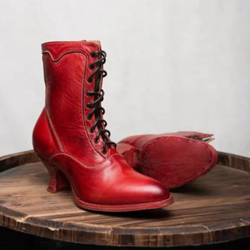 Vintage Inspired Orthopedic Boots