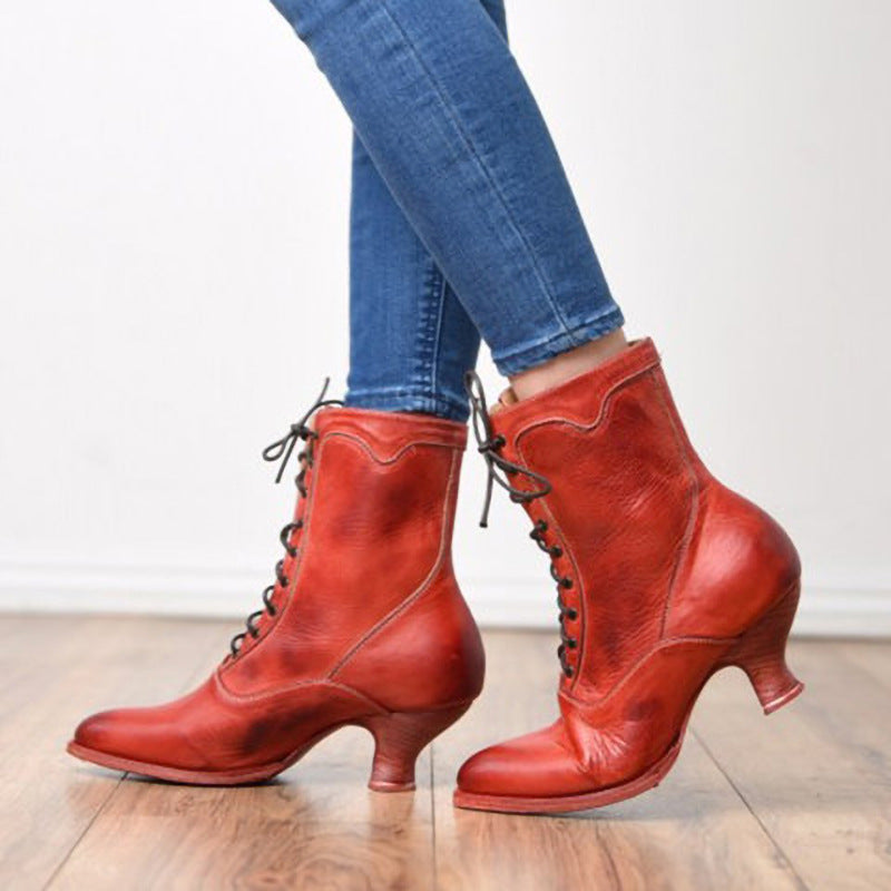 Vintage Inspired Orthopedic Boots