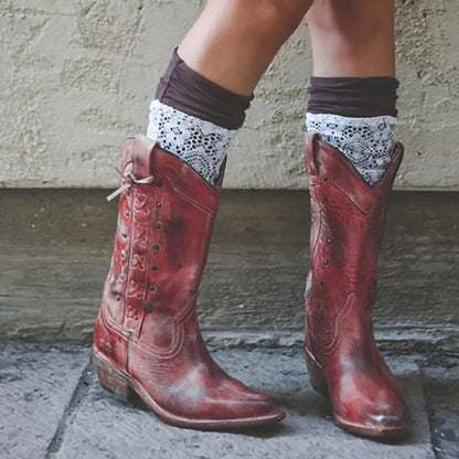 Vintage Inspired Orthopedic Boots
