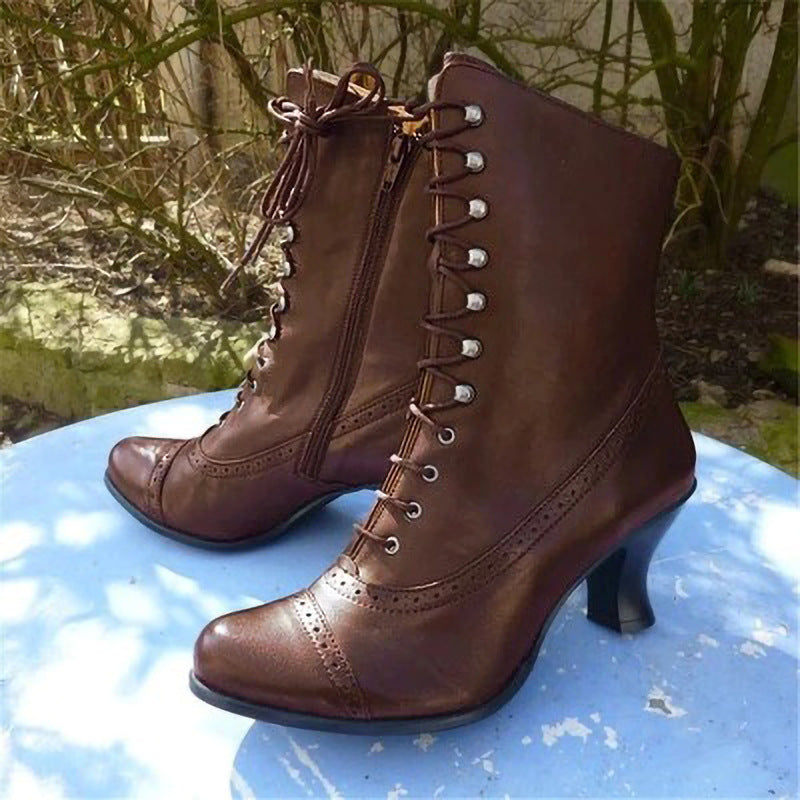 Vintage Inspired Orthopedic Boots