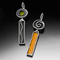 Black & Orange Earrings