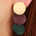 Colorful Rounded Earrings