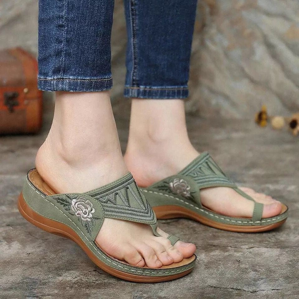 Vintage Inspired Orthopedic Sandals