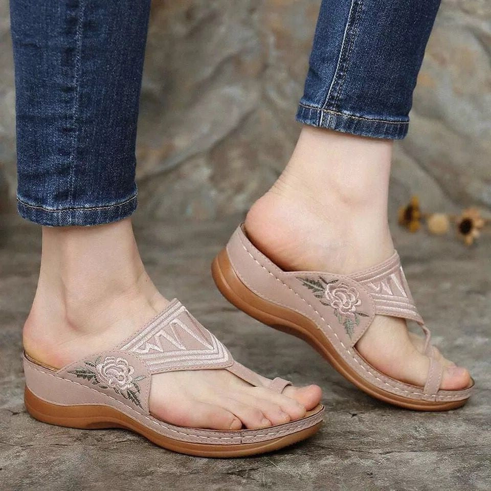 Vintage Inspired Orthopedic Sandals