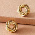 Golden Spiral Earrings