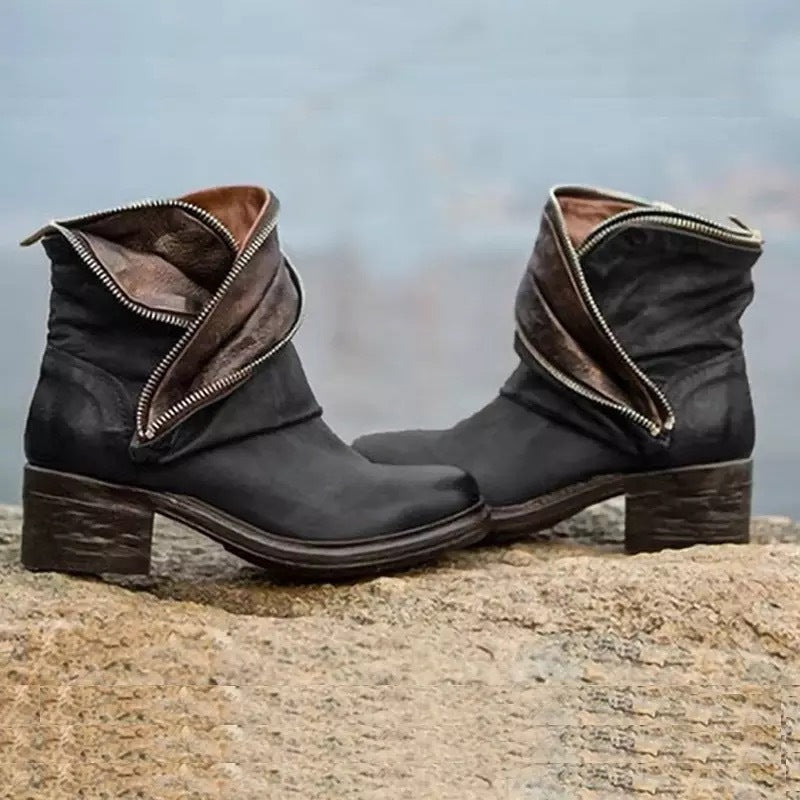Classic Orthopedic Boots with Timeless Style