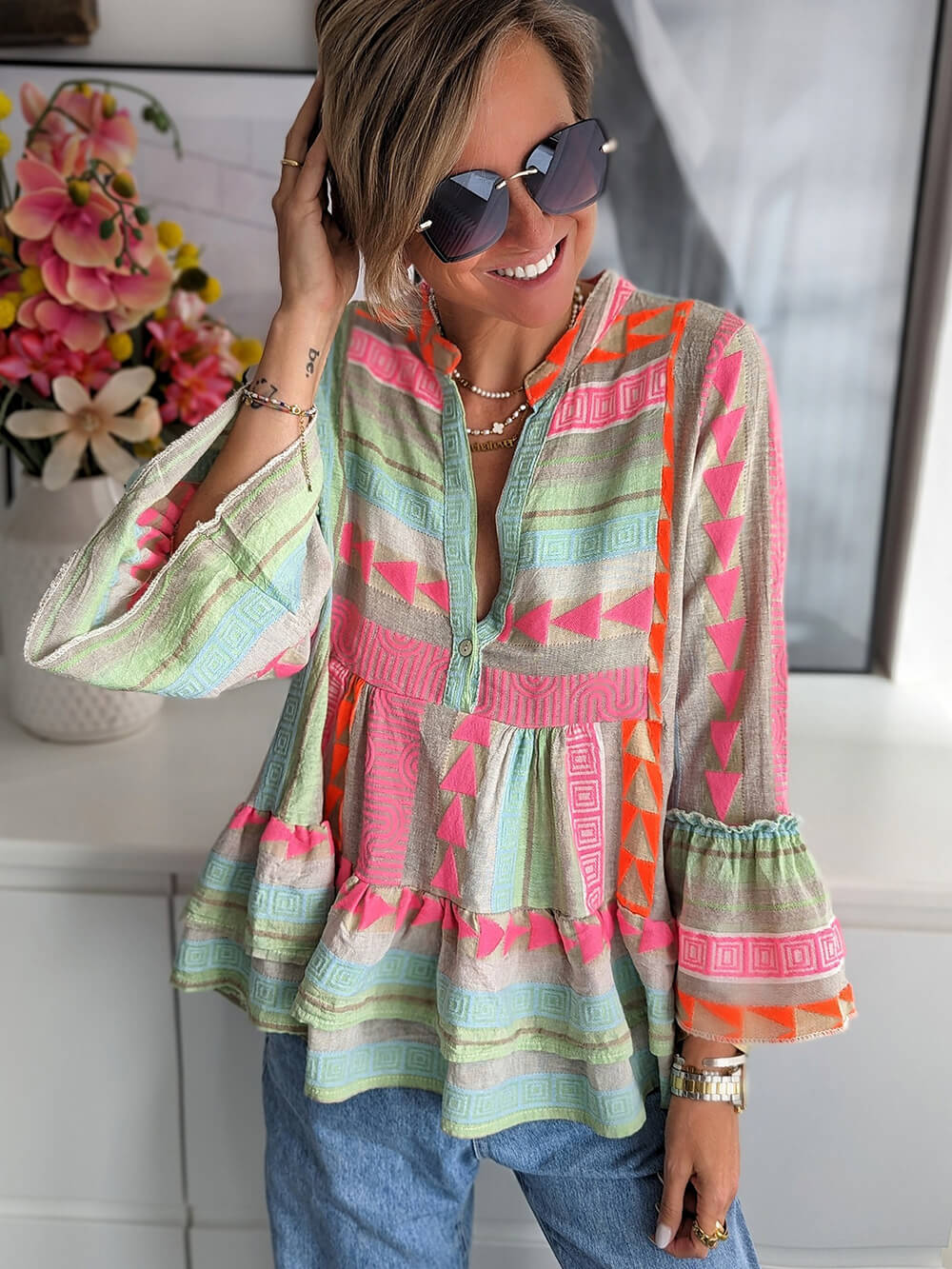 Timeless Vintage Style Top