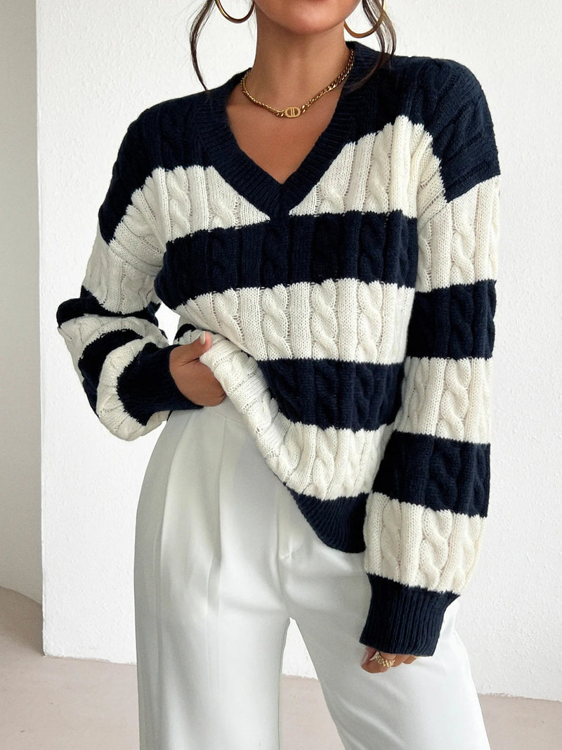 LM | Striped knitted sweater