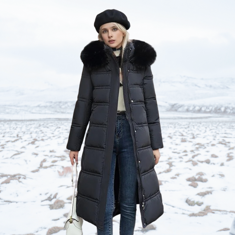 LM | Elegant fur coat for women