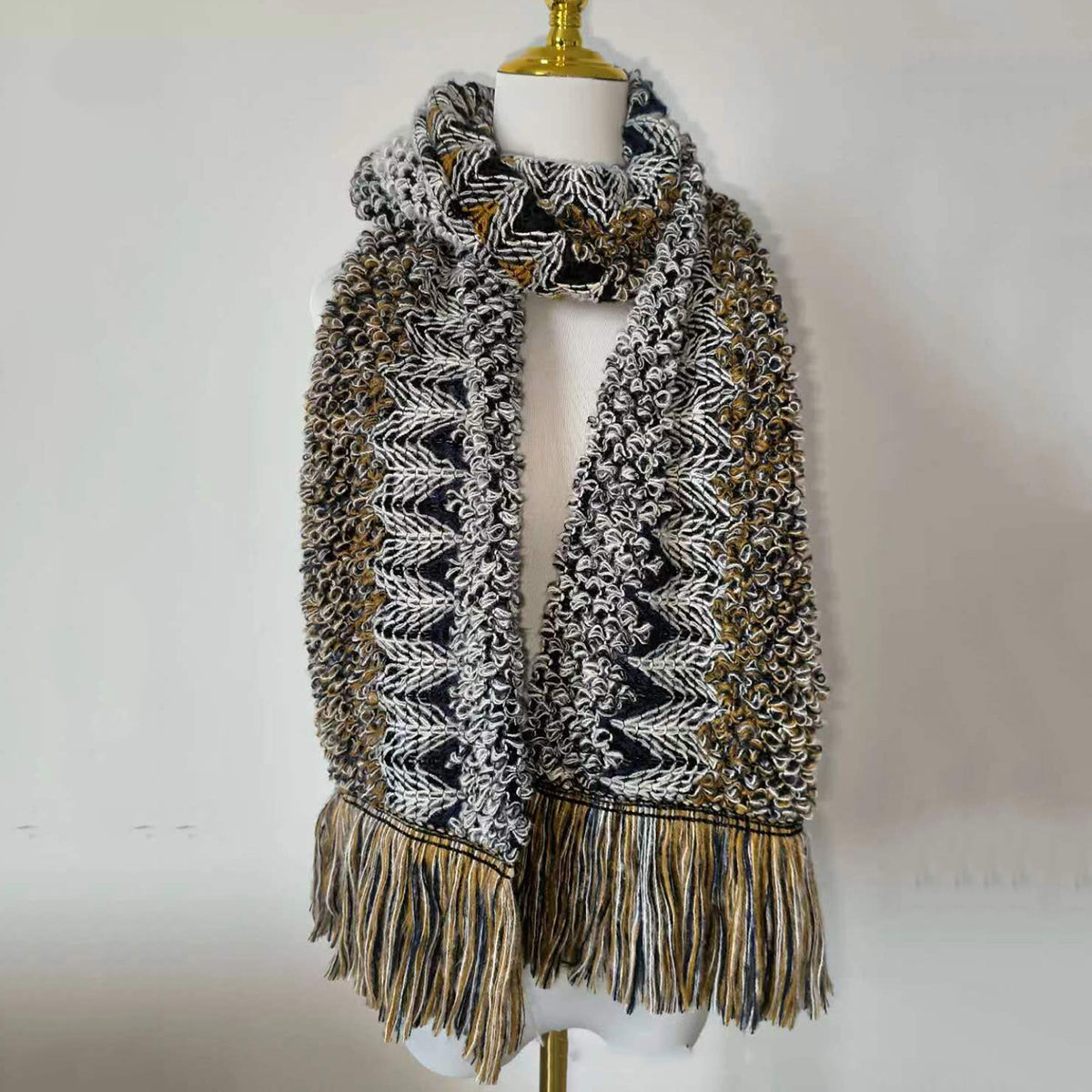 Vintage Soft Warm Retro Comfy Shawl elevenforest
