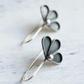 Black Lotus Earrings