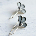 Black Lotus Earrings