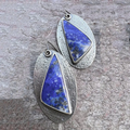 Silver Blue Earrings