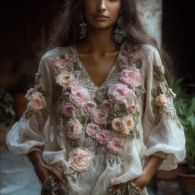 Timeless Vintage Style Top