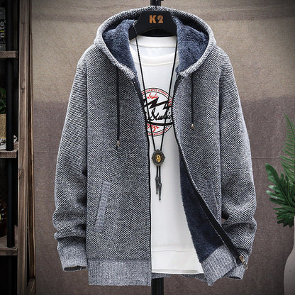 Men's Vintage Knitted Pattern Cardigan Sweater elevenforest