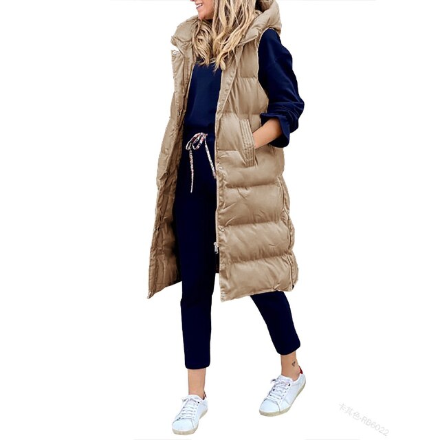 LM | Quilted vest with hood Bodywarmer