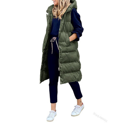 LM | Quilted vest with hood Bodywarmer