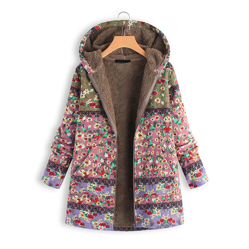 LM | Winter garden floral jacket