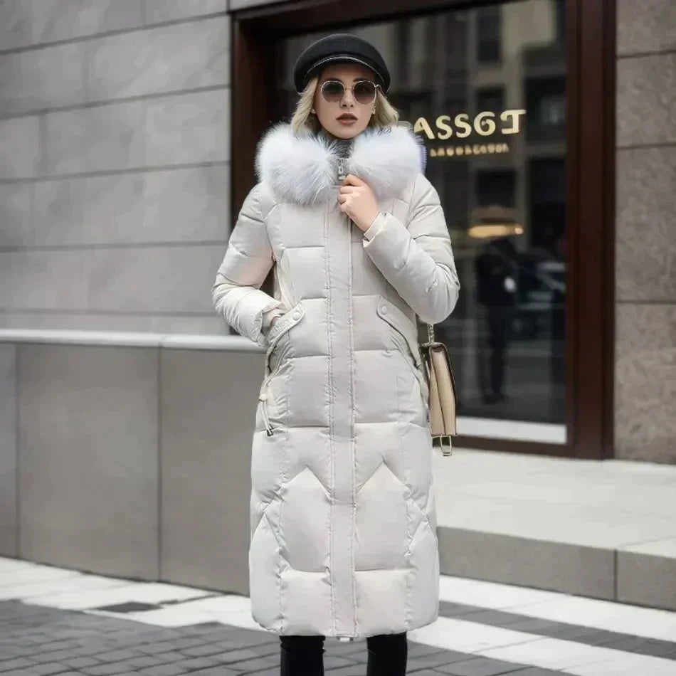 LM | Stylish jacket with faux fur