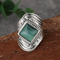 Green Stone Ring