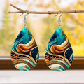 Colorful Chromatic Drop Earrings