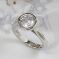 Zirconia Silver Ring