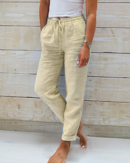 LM | Classic trousers with drawstring