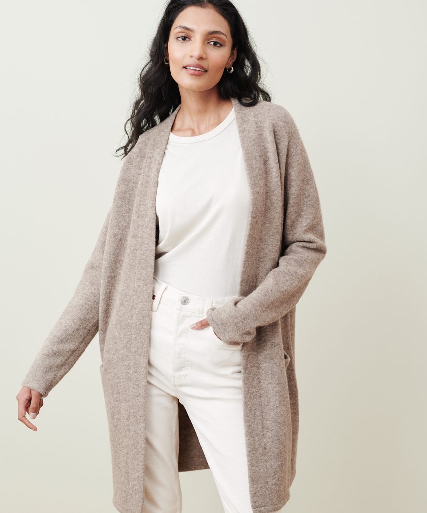 LM | Long jacket with patch pockets