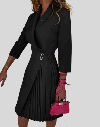 LM | Stylish chic blazer dress