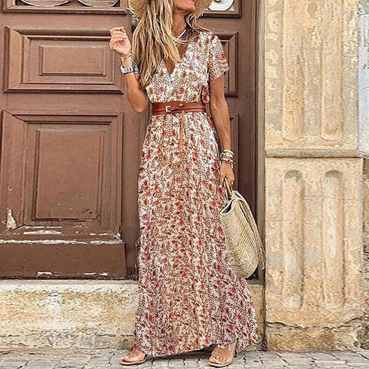 LM | Boho maxi dress with slit