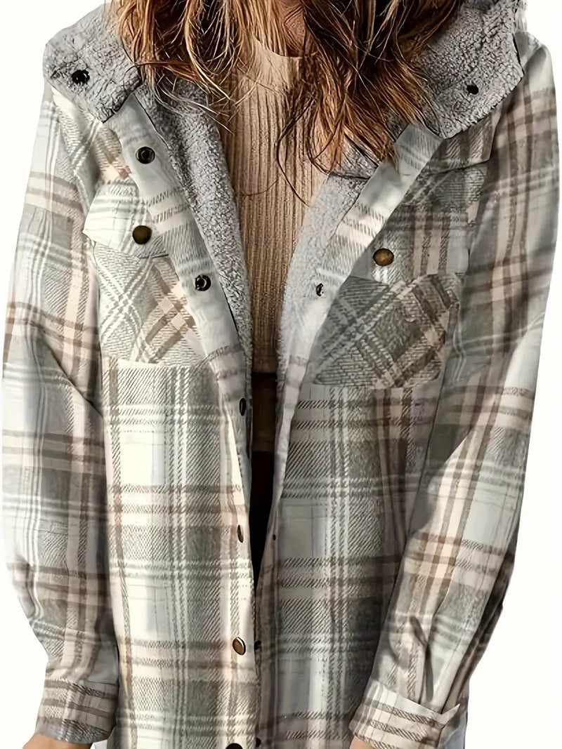 LM | Warm jacket with hood and zipper