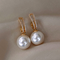 Pearl Earrings With Zirconias