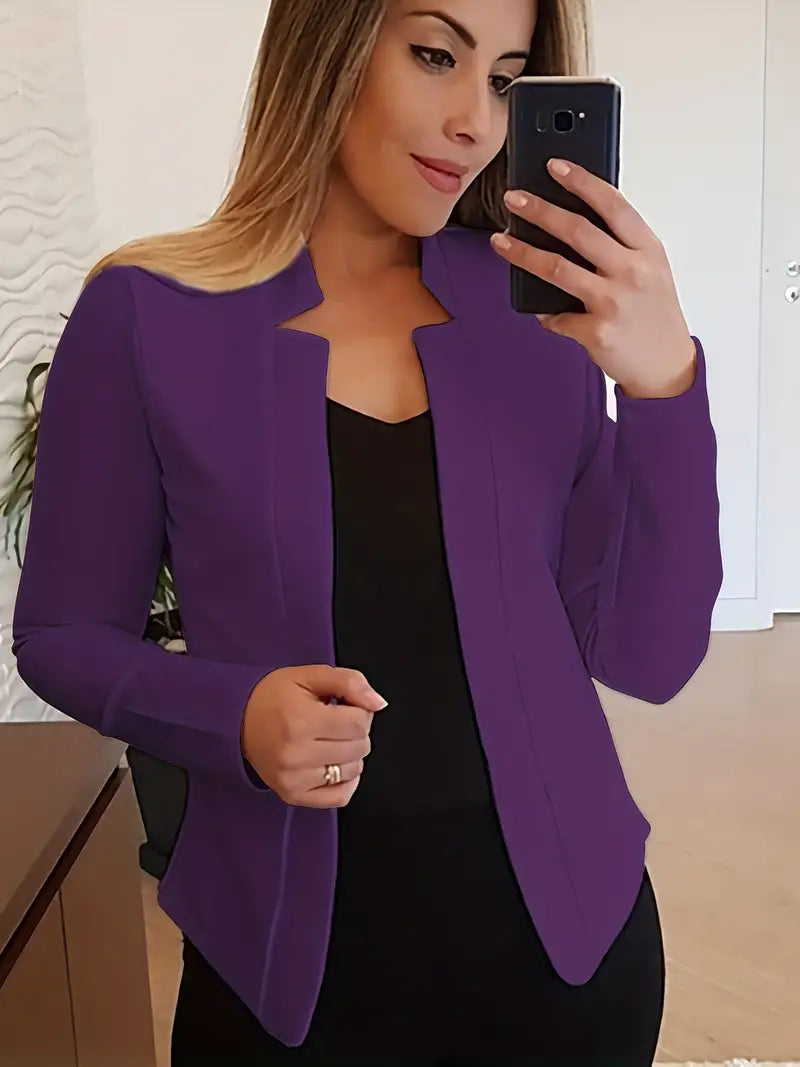 LM | elegant long-sleeved blazer for spring
