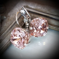 Pink Glass Earrings