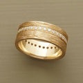 Gold Fine Zirconia Ring