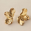 Golden Irregular Earrings